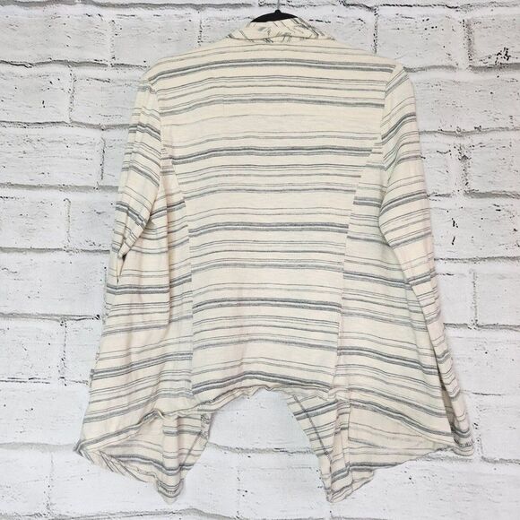 SATURDAY SUNDAY Anthropologie Cardigan Striped Open Long Sleeve Size Medium - Picture 2 of 15